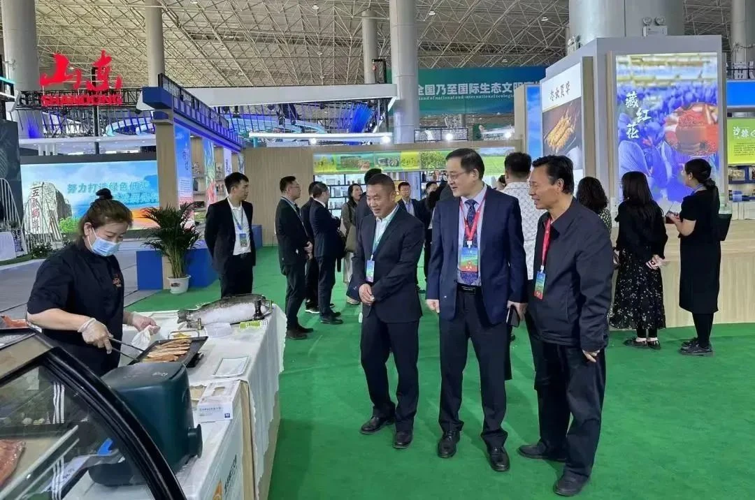 Longyangxia salmon appeared at the 3rd China (Qinghai) International Ecological Expo